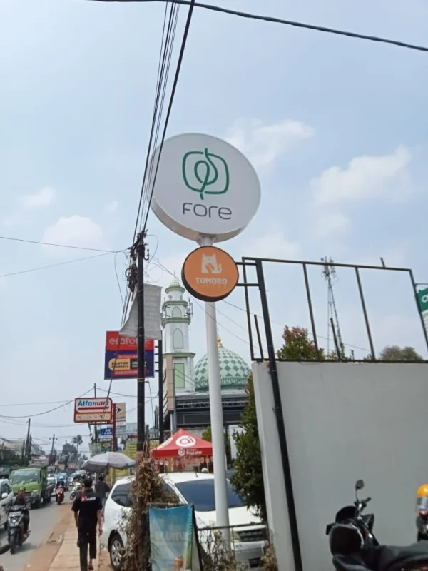 Pembuatan dan Pemasangan Neon box Fore